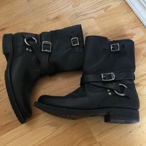 Black, Frye low boots